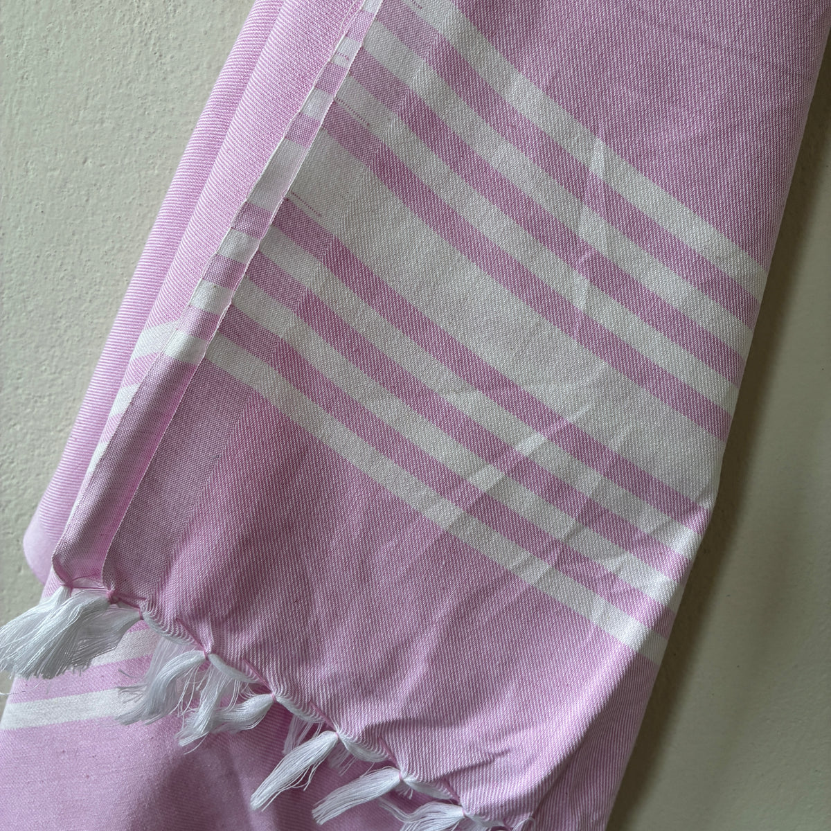 Light Pink Cotton Bath Towels