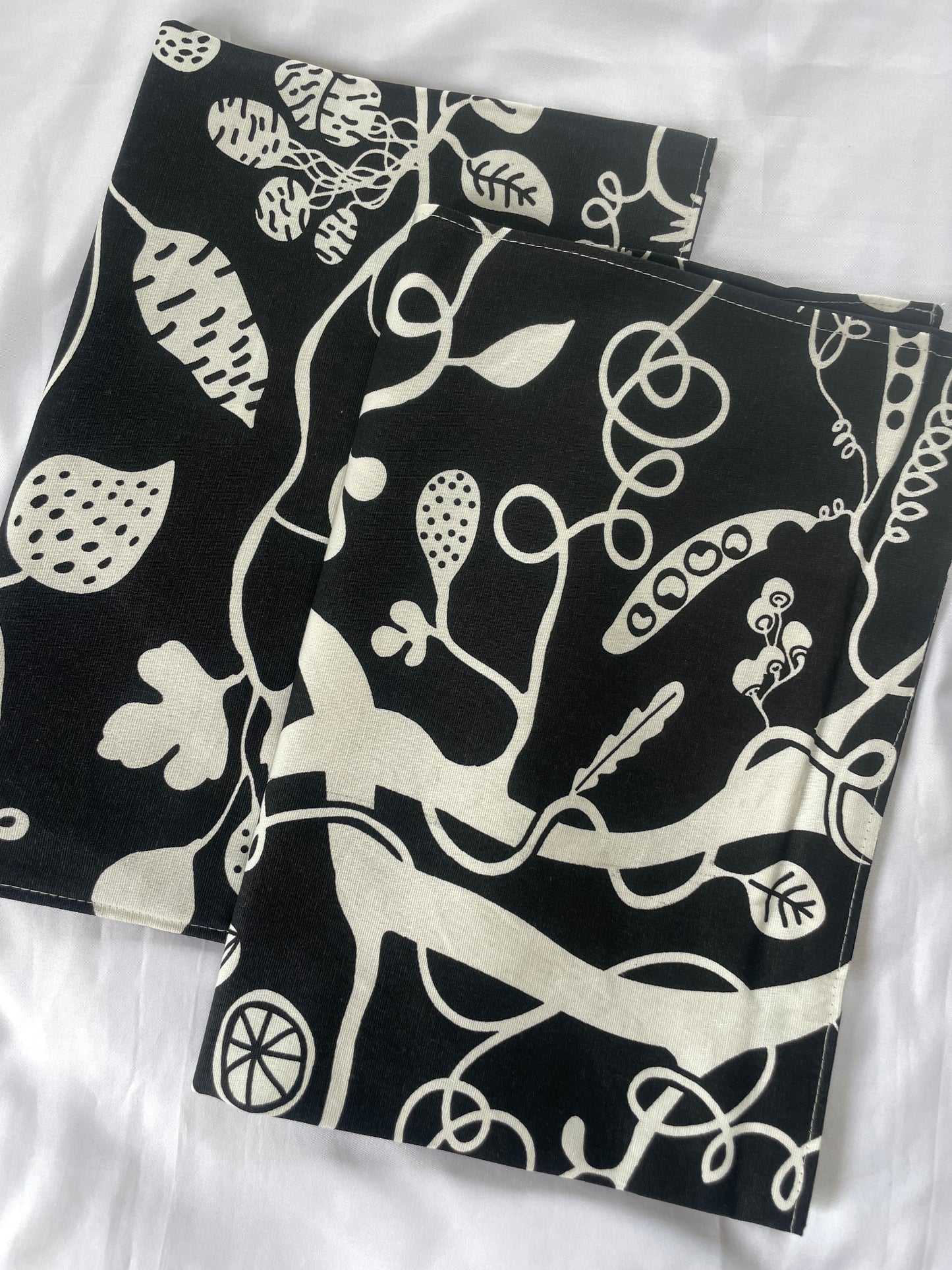 Black Cotton Pillow Covers