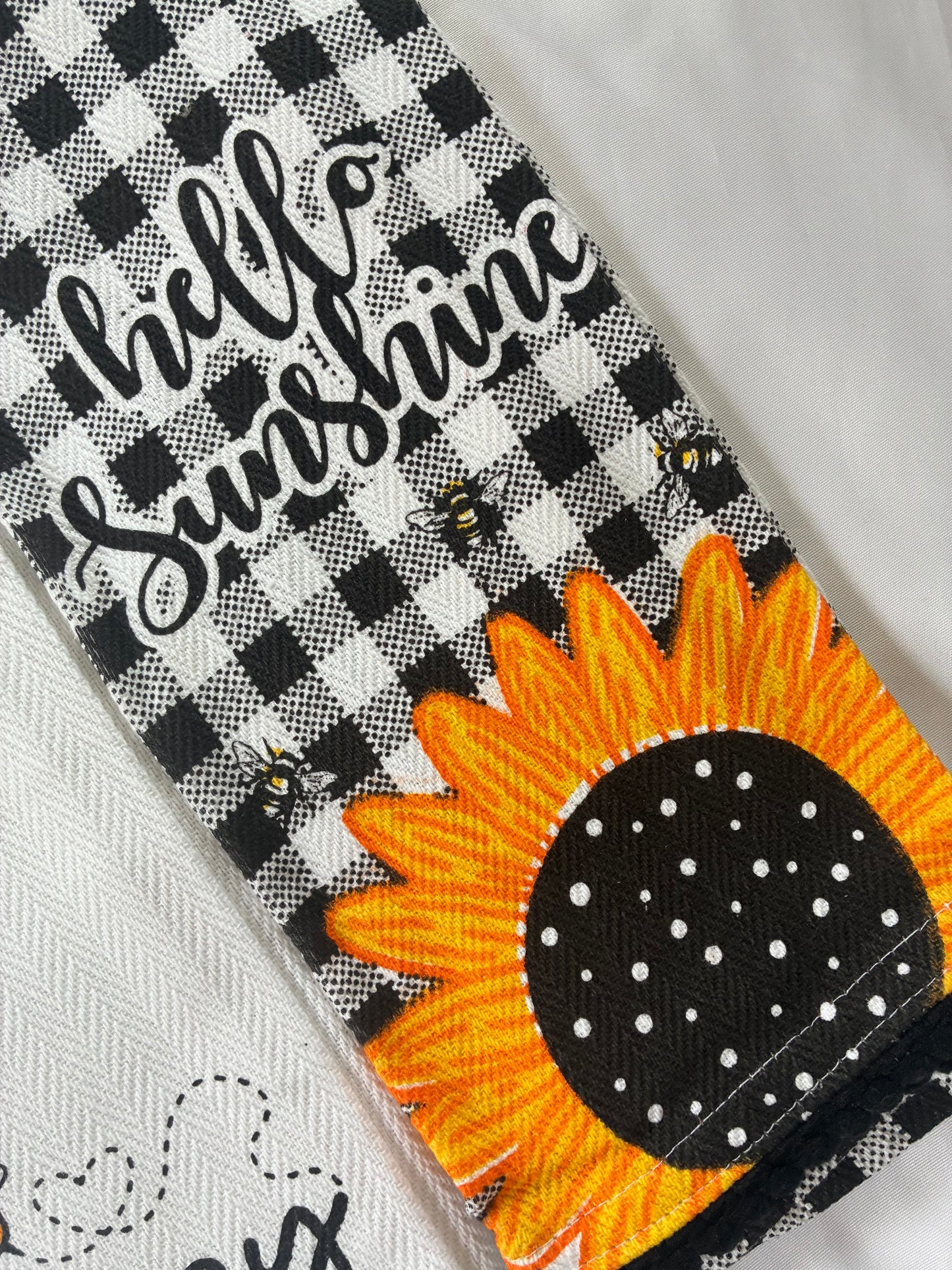 Sunflower Printed Hand/Lunch Towels (Set of 2)