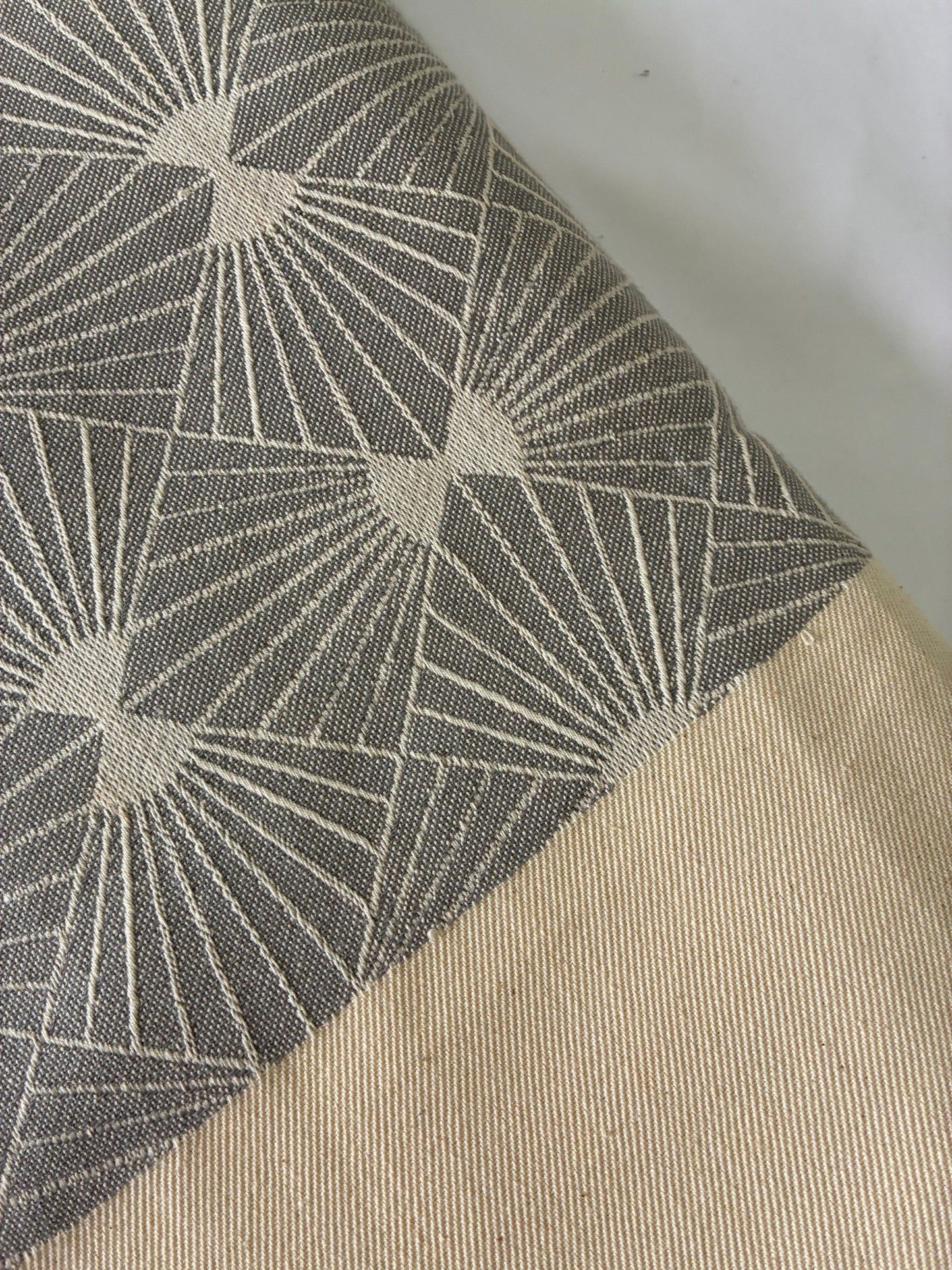 Grey Lines Double Size Cotton Blanket