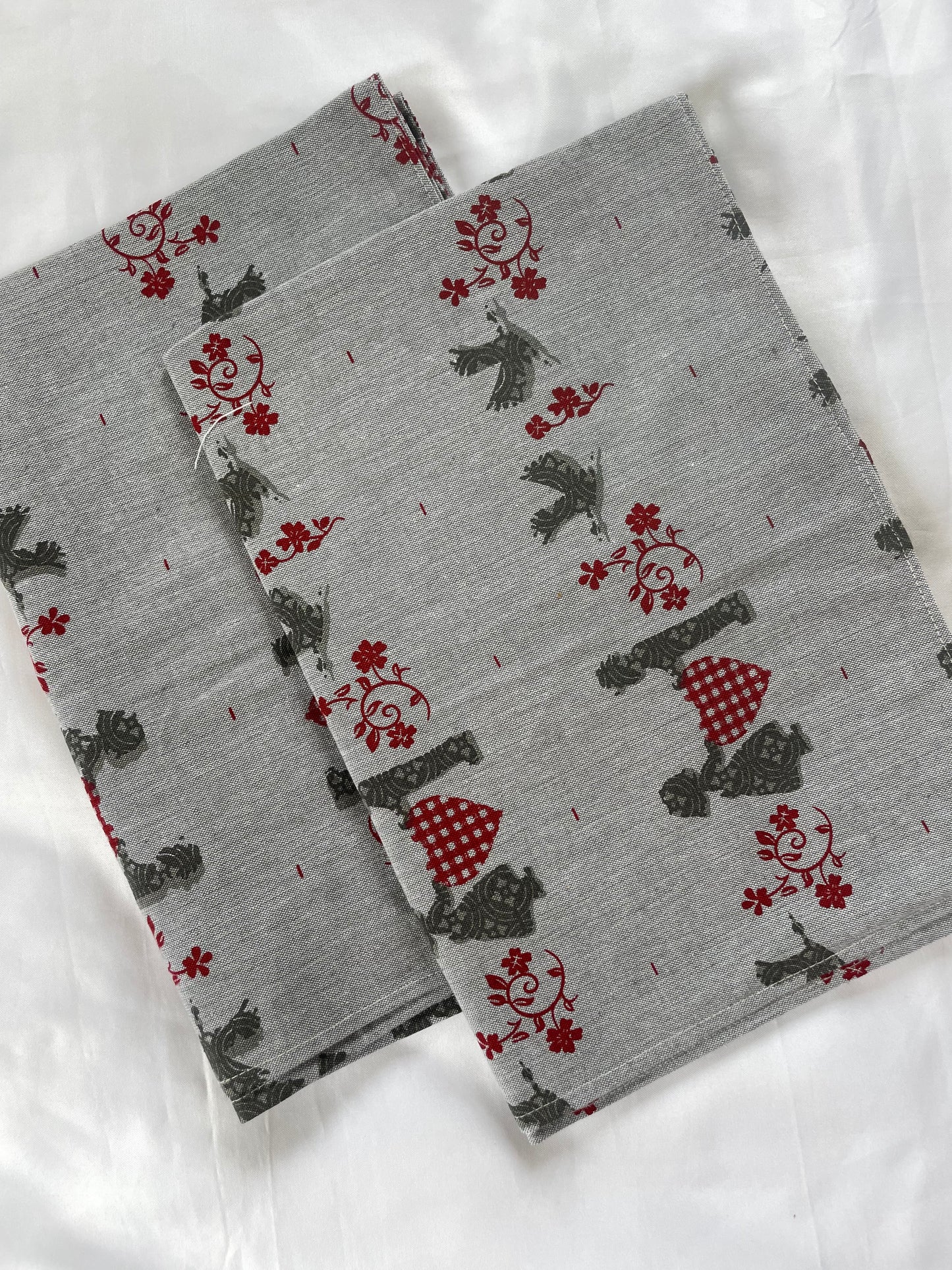 Grey Cotton Pillow Covers