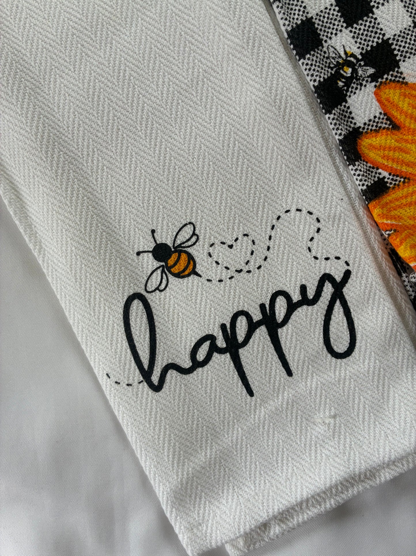 Sunflower Printed Hand/Lunch Towels (Set of 2)