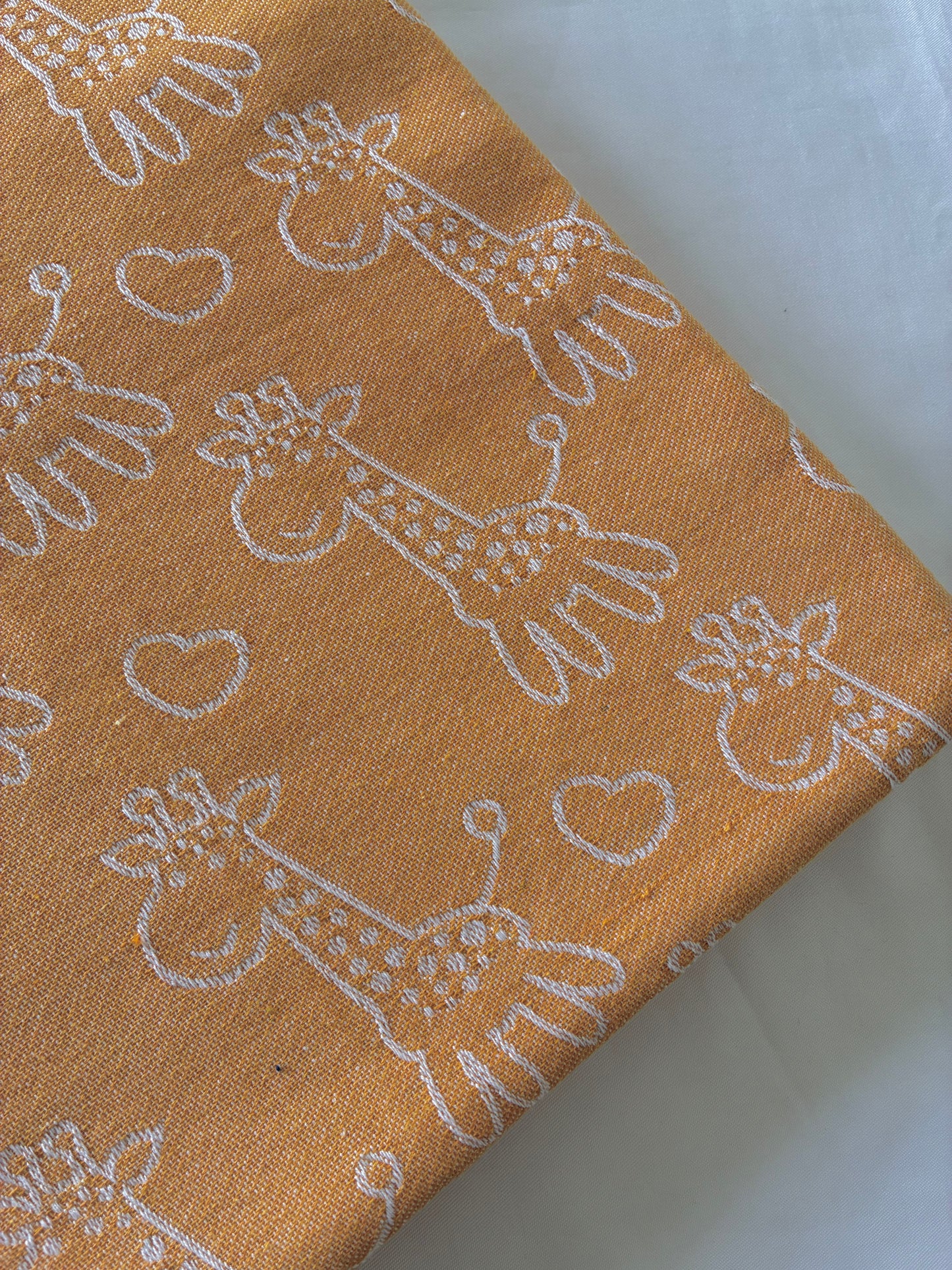 Yellow Giraffe Blanket/ Throw