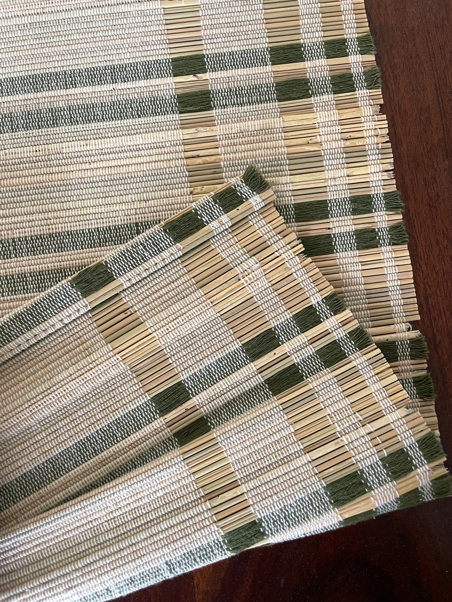 Grass Fibre Dining Table Mats ( Set Of 6 )