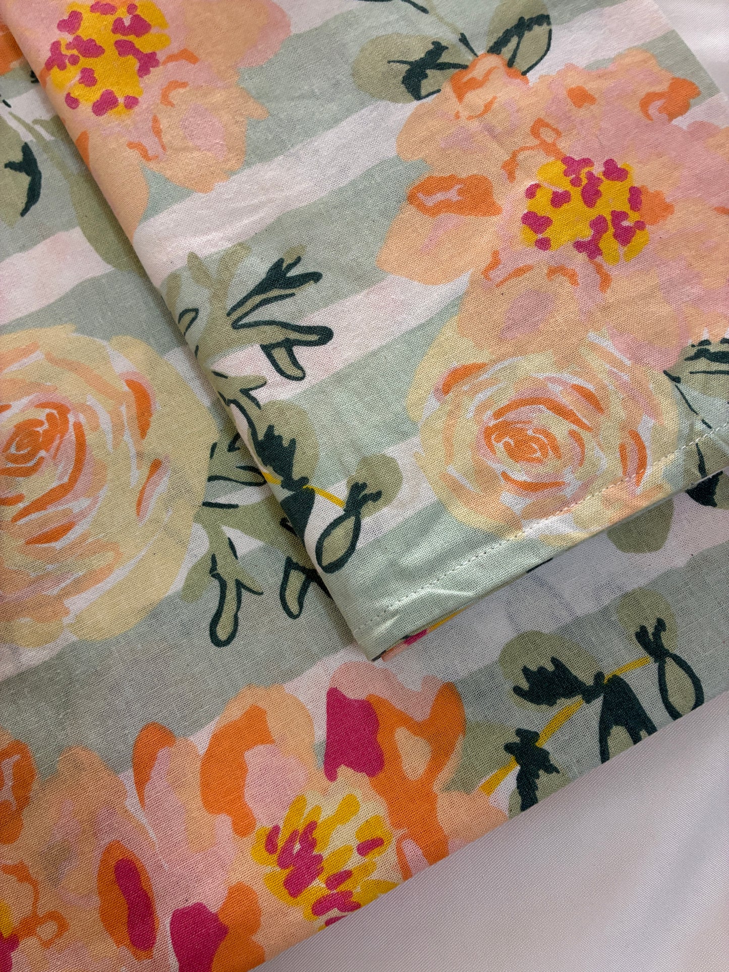 Single Size Cotton Bedspread with 1 Pillow Cover 60 x 90 in