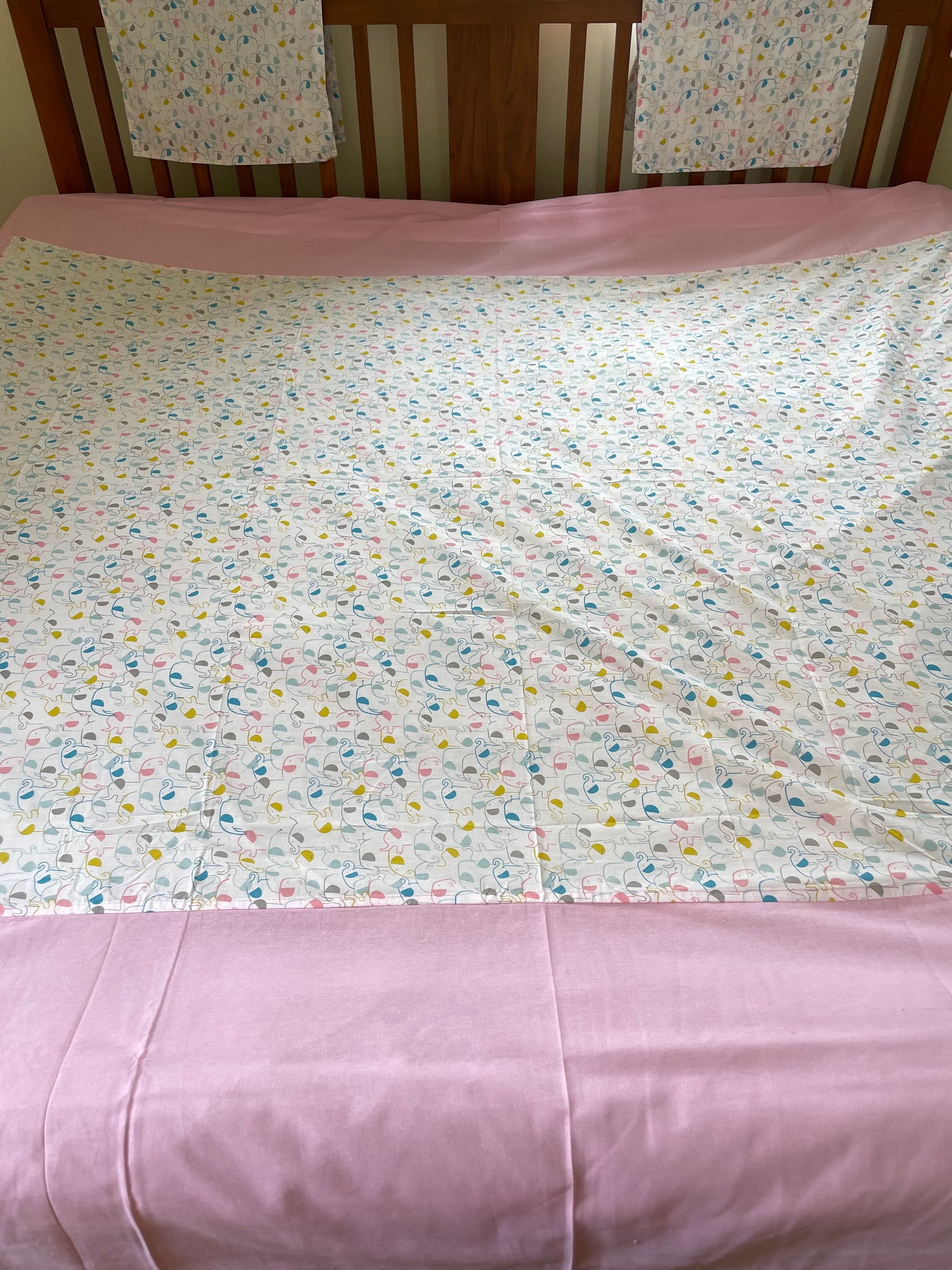 King Size Cotton Bedspread 100x110 in