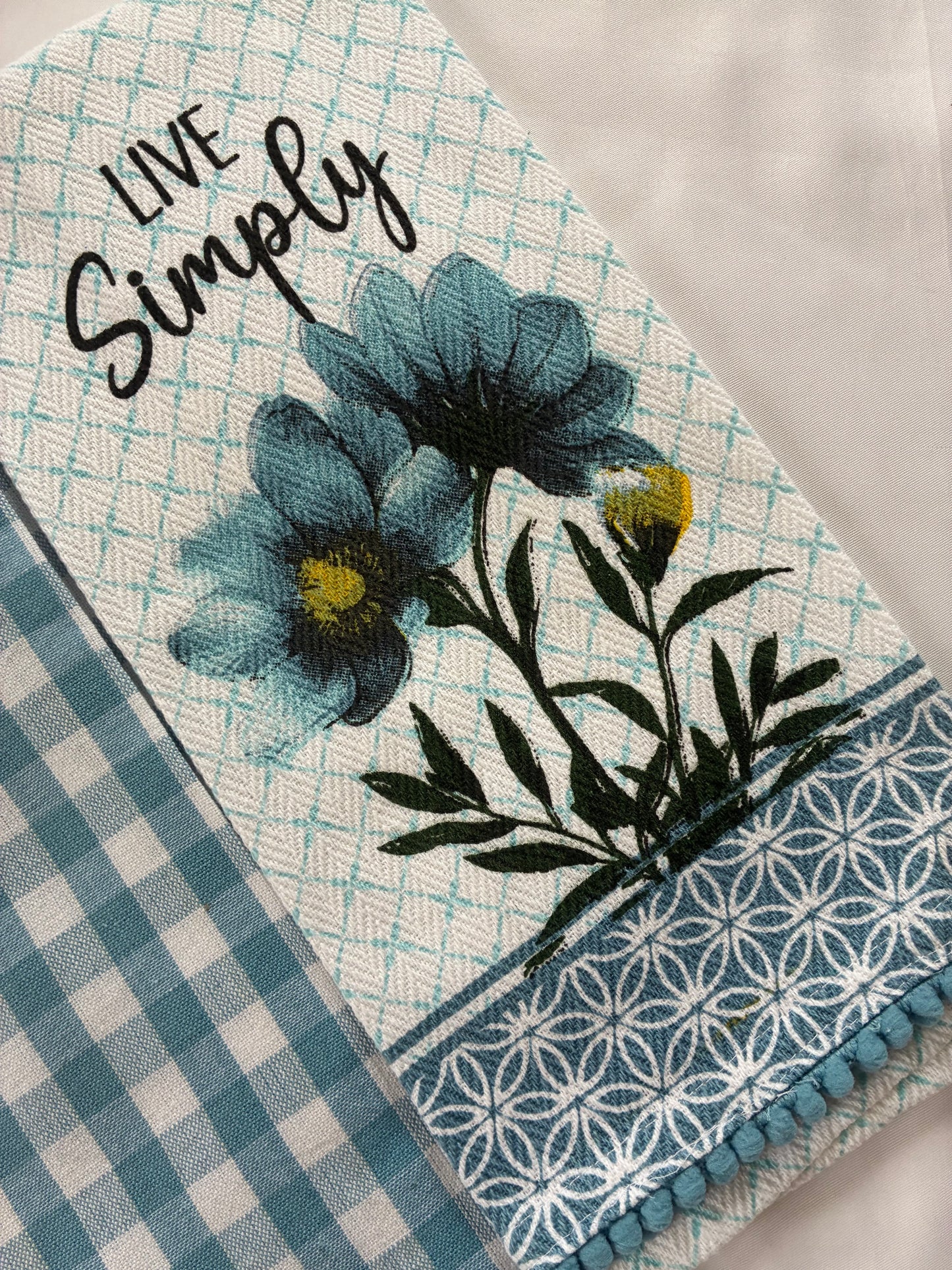 Floral Printed Hand/Lunch Towels (Set of 2)