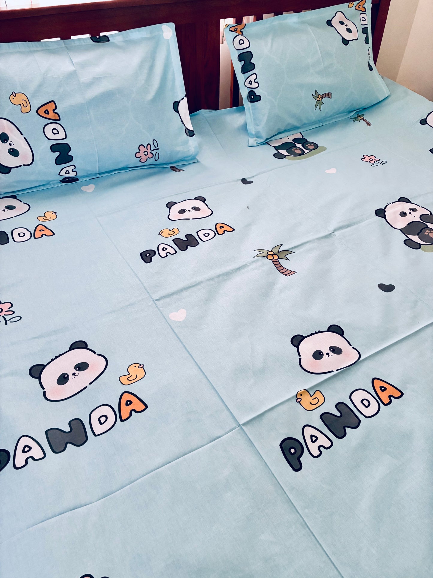 Panda Kids Queen Bedspread 90x100 in