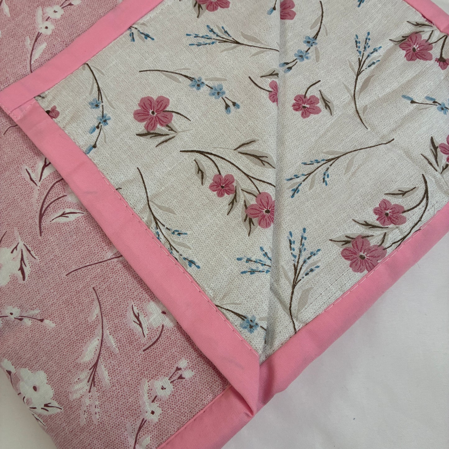 Pink Daisy Single Size Cotton Dohar