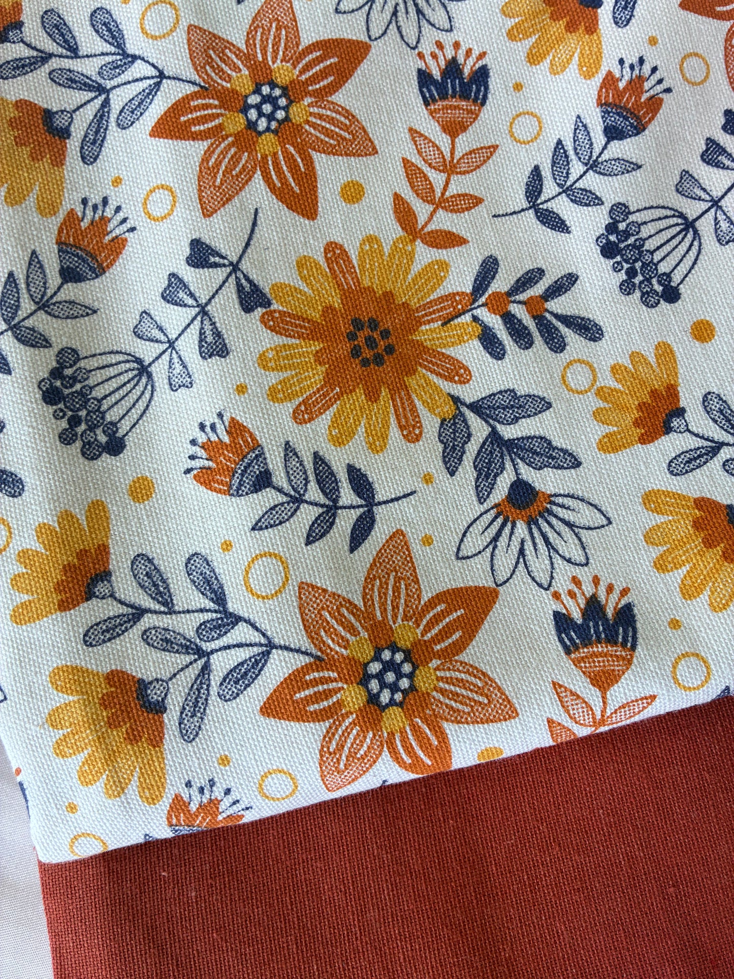 Floral Queen bedspread 90x100 inches