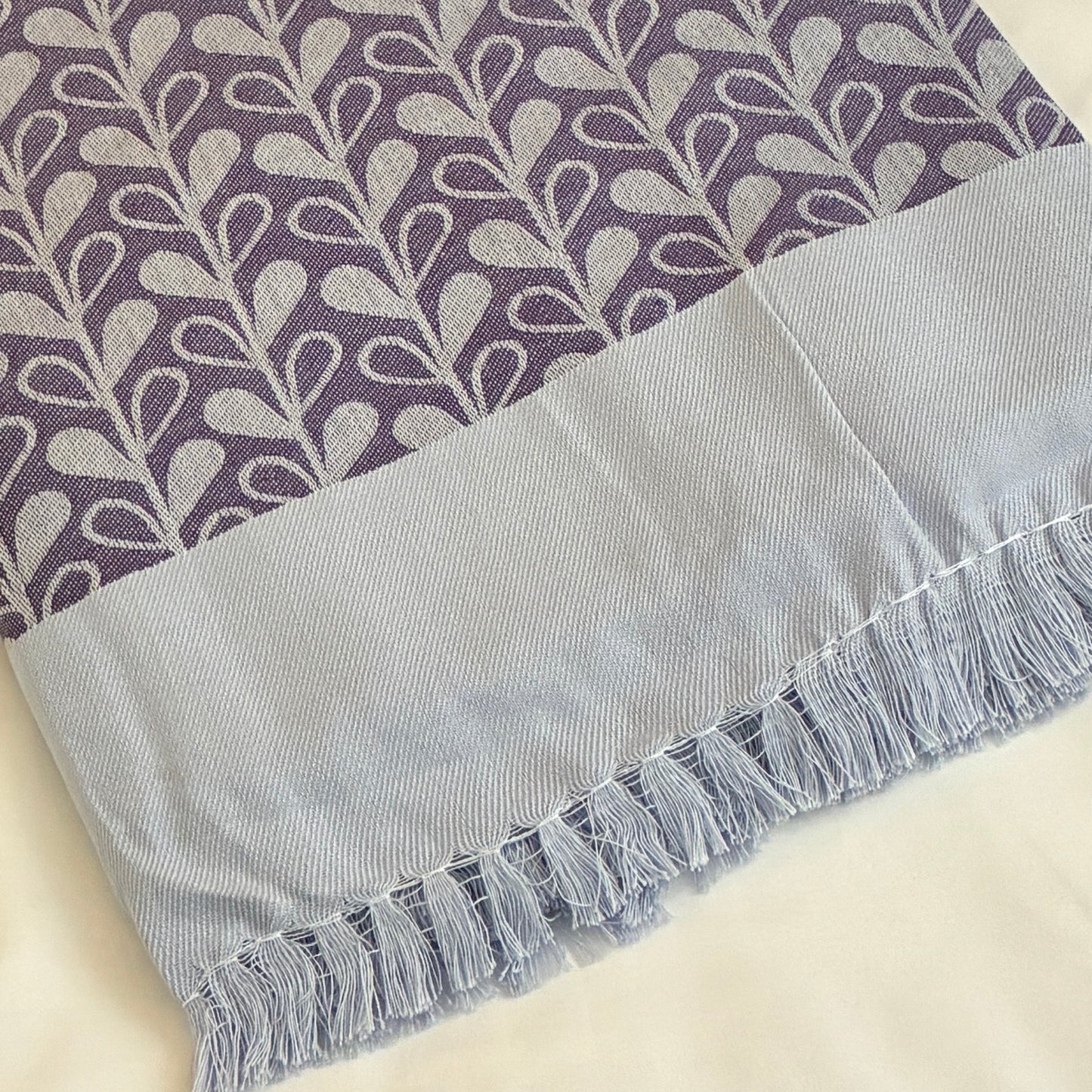 Blue Vines Single Size Blanket / Throw