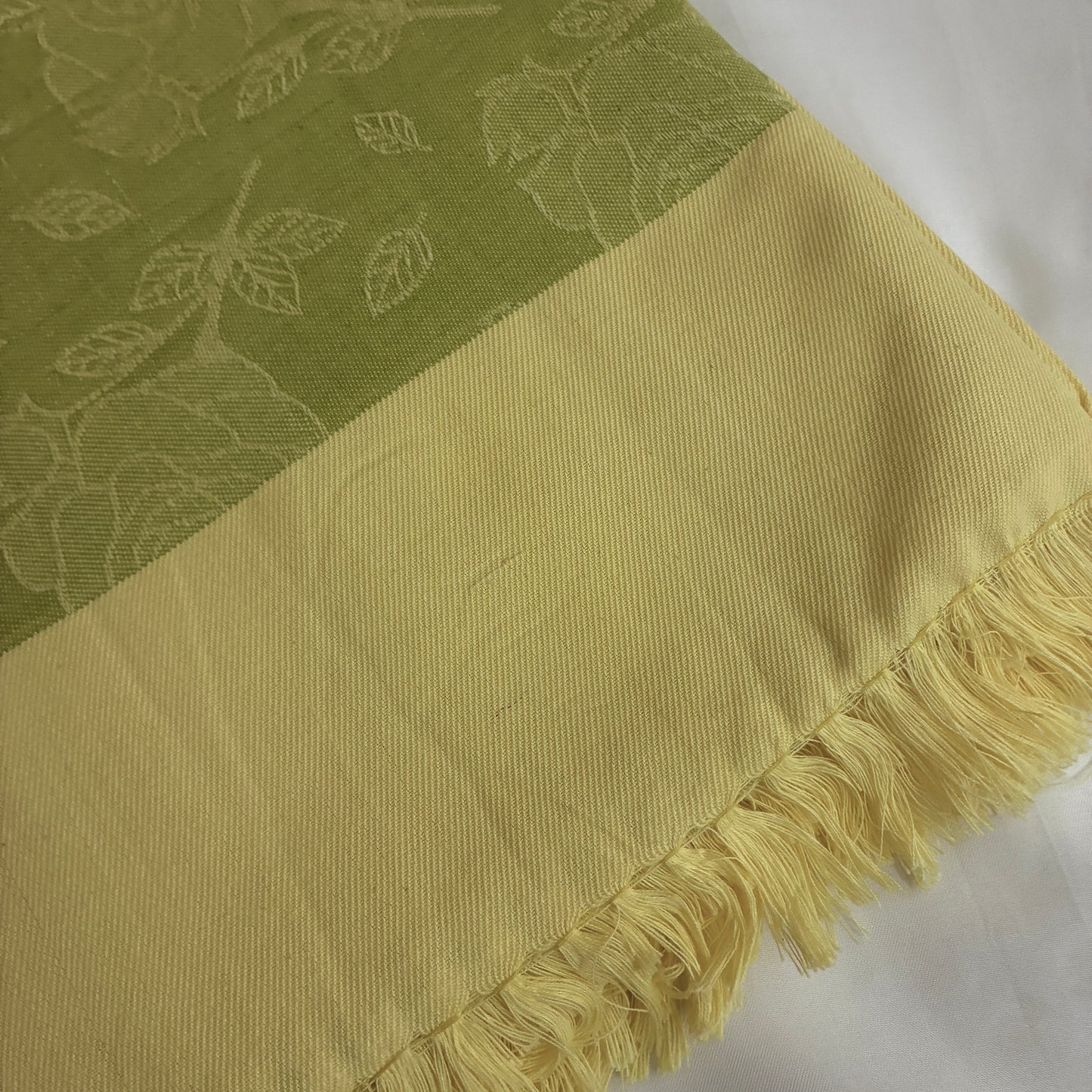 Light Green Single Size Blanket / Throw