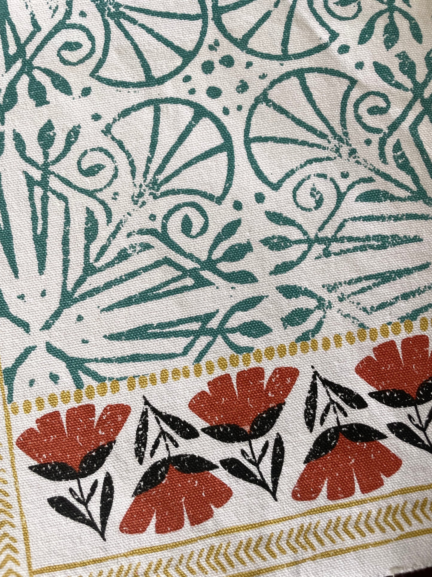 Floral Dining Table Mats ( Set Of 6 )