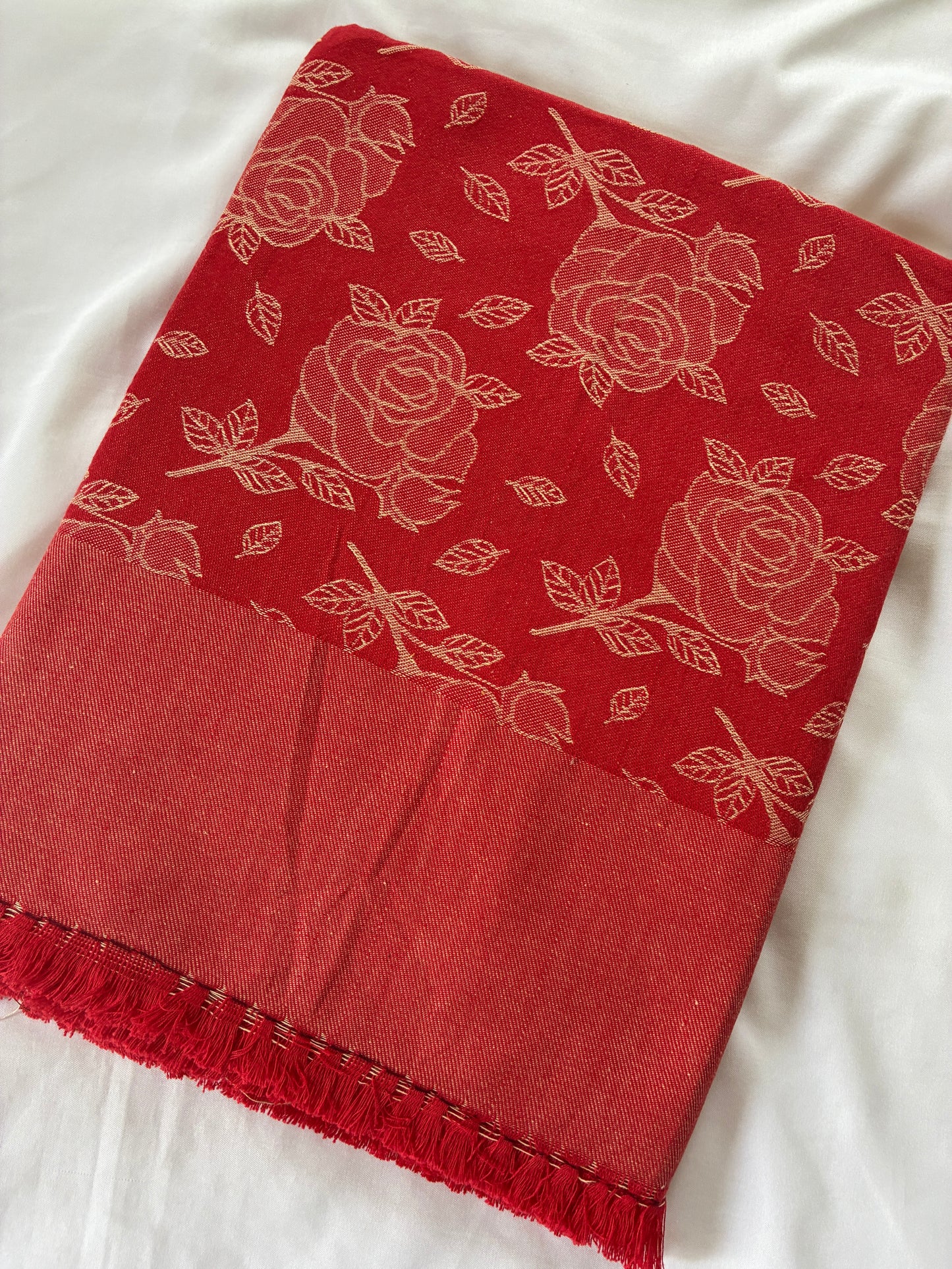 Red Rose Blanket / Throw