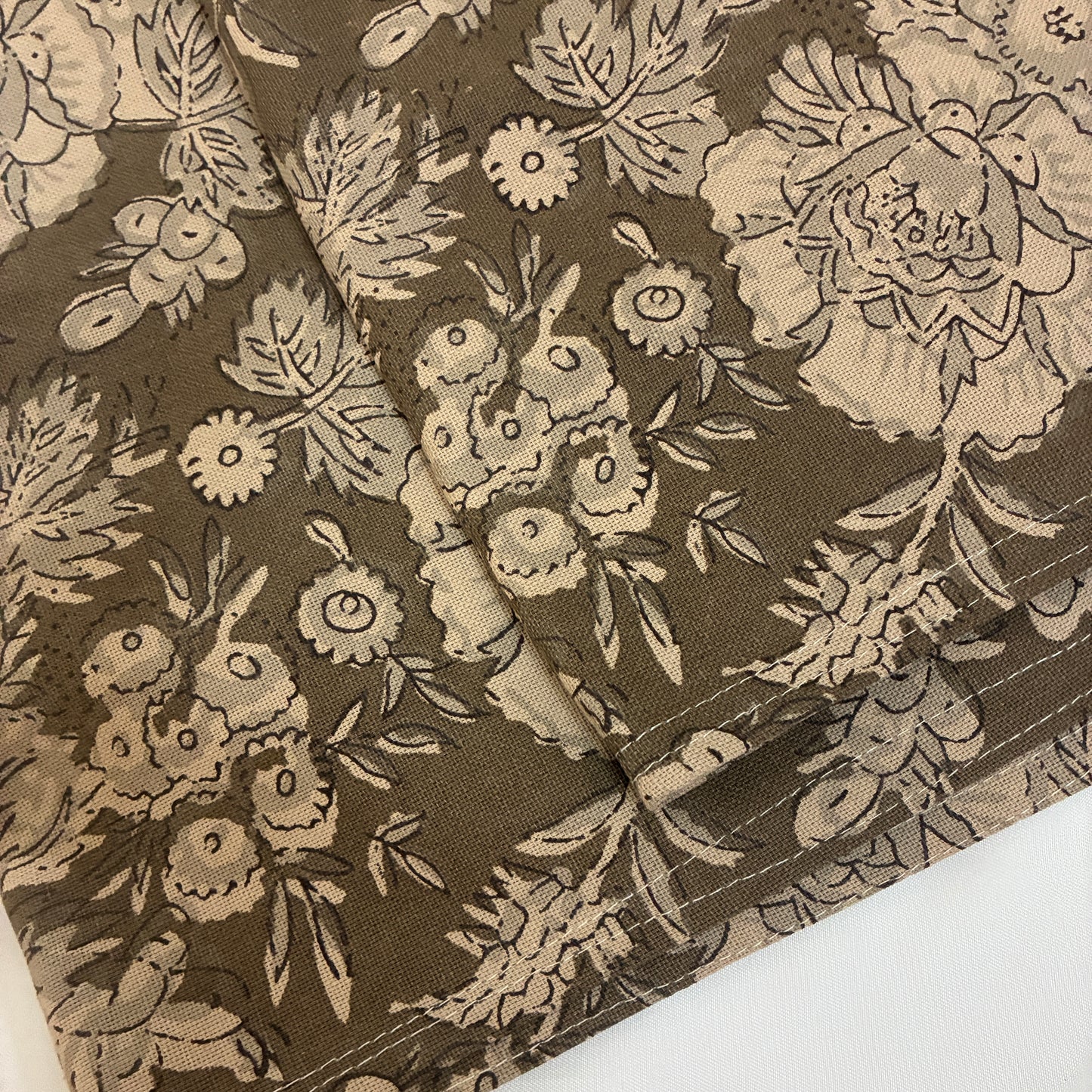 Floral Print Cotton Pillow Covers