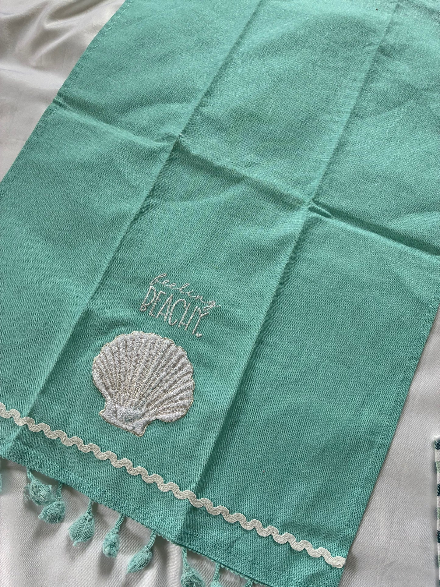 Shell Printed Hand/Lunch Towels (Set of 2)