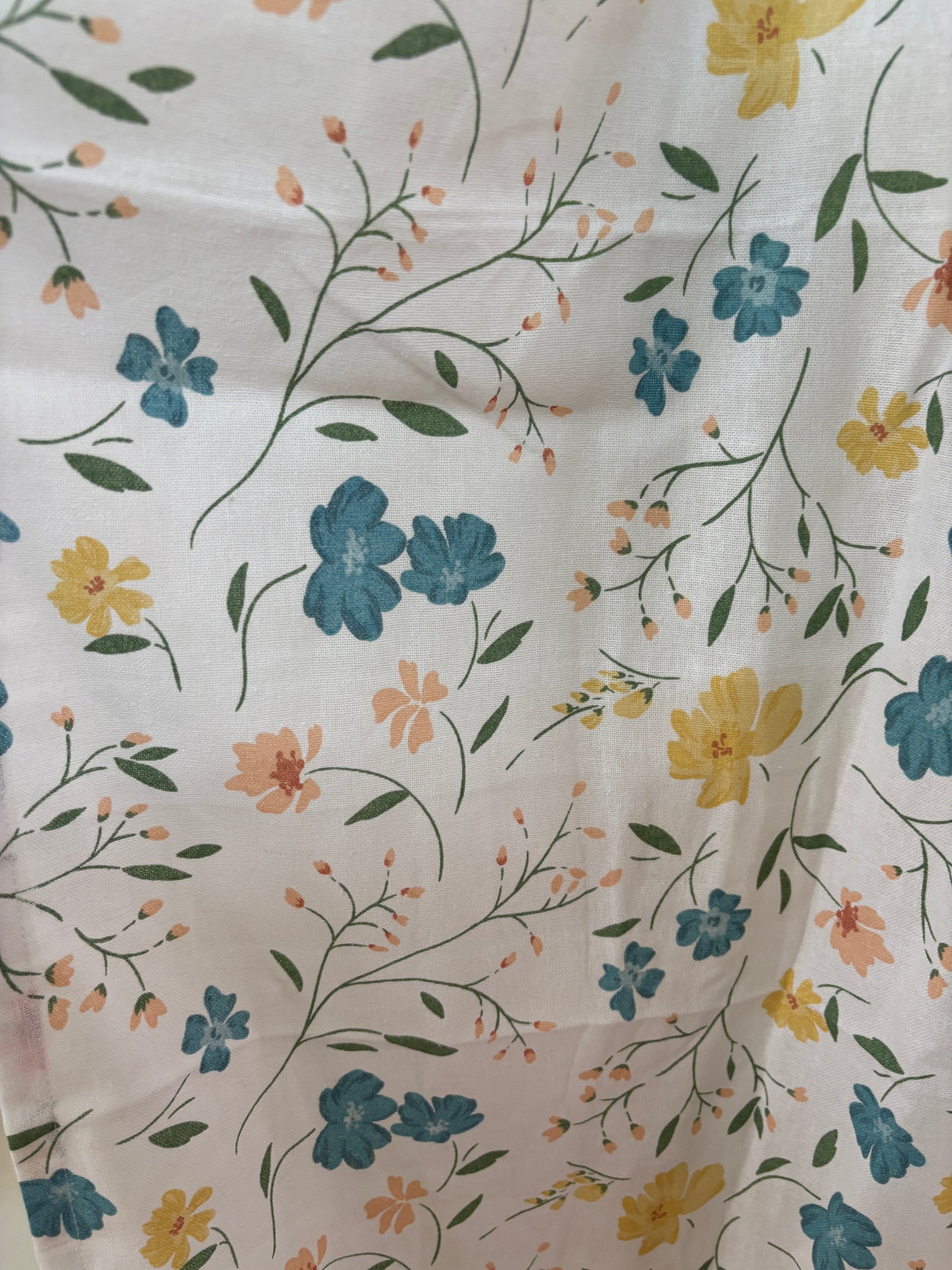 Multifloral Cotton Curtains 1 piece