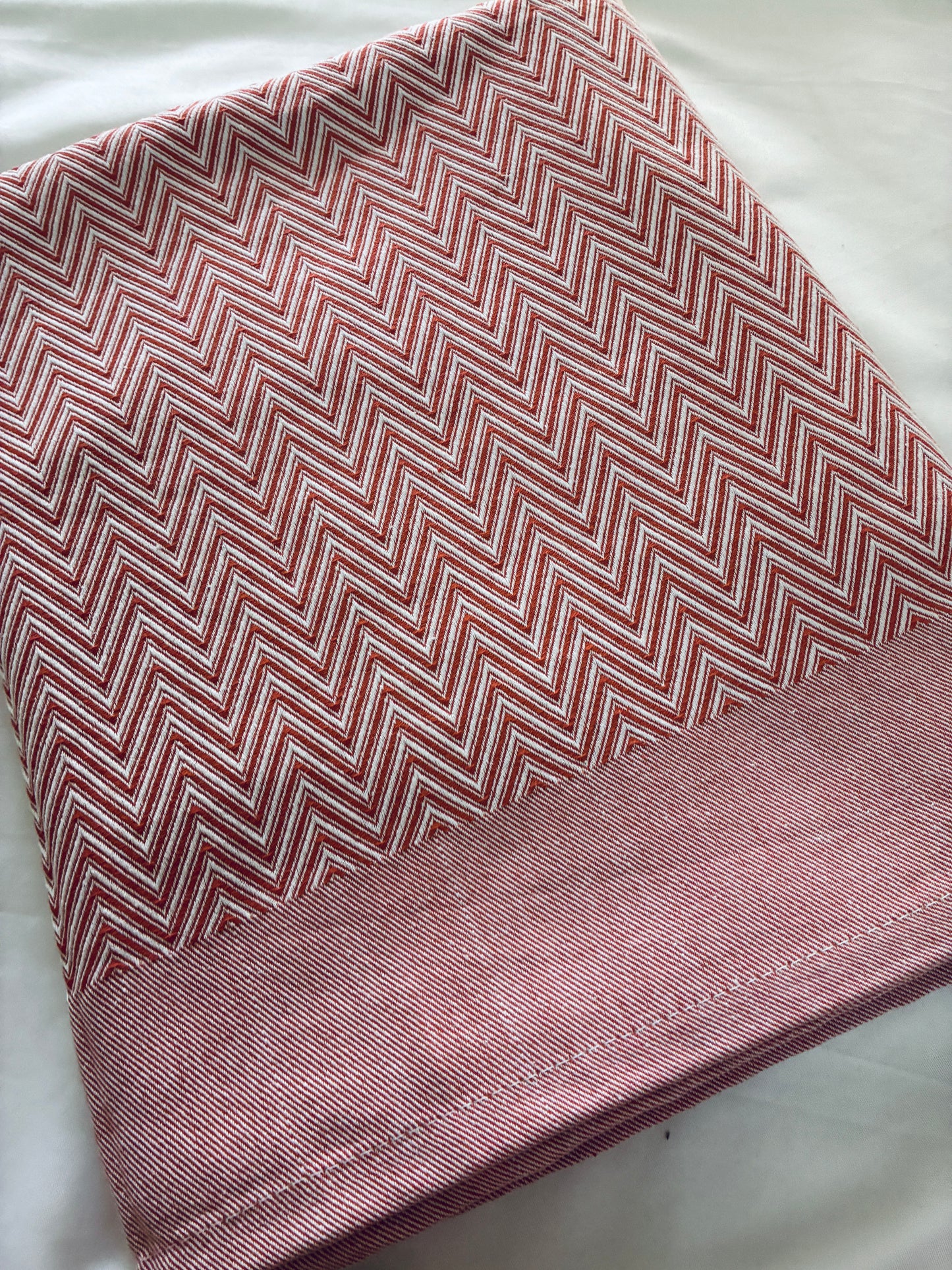 Herringbone Single Size Cotton Blanket / Throw
