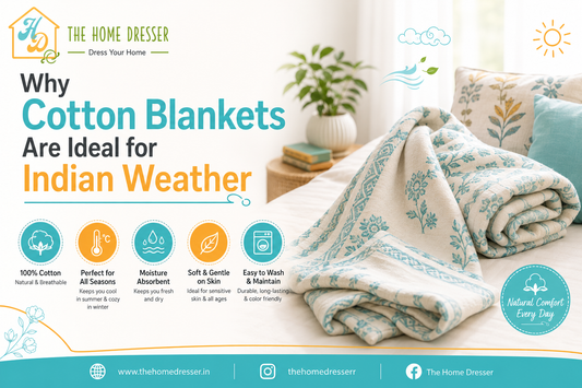 Why Cotton Blankets Are Ideal for Indian Weather Throughout the Year