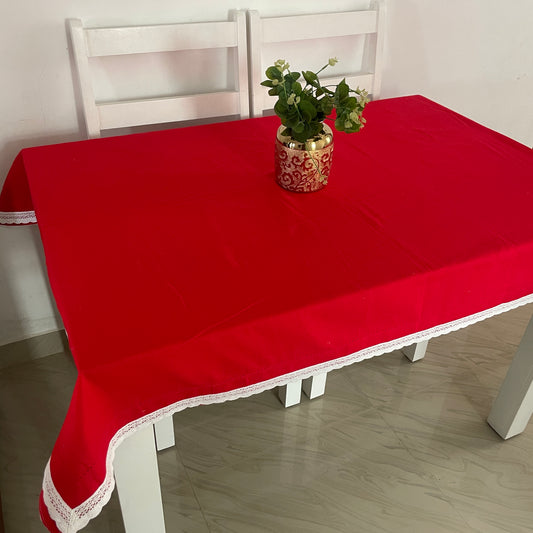 Red Plain Table covers