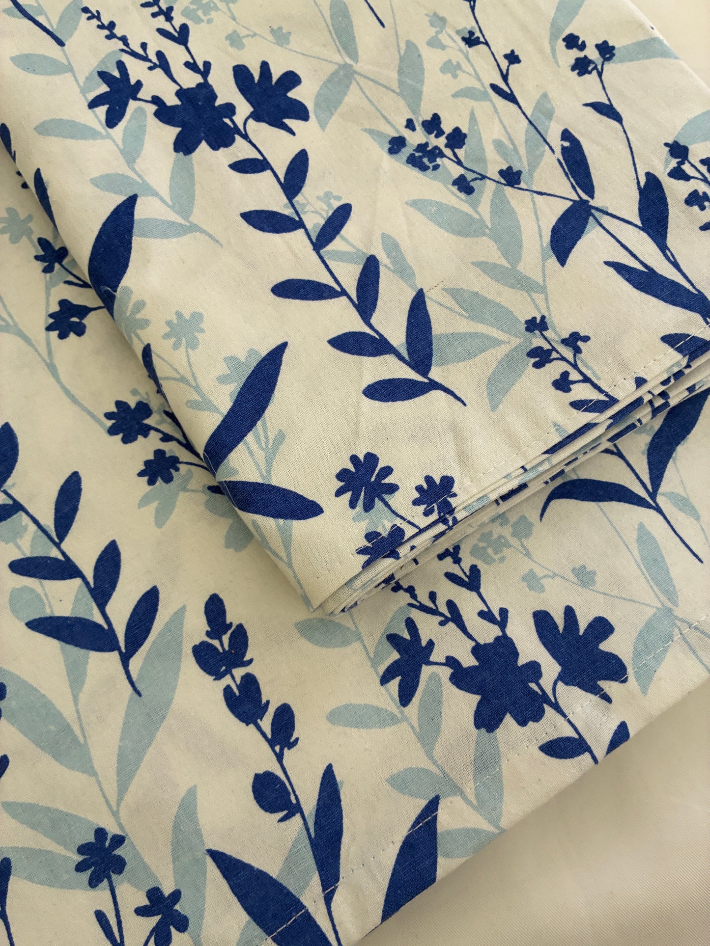 Single Size Cotton Bedspread with 1 Pillow Cover 60 x 90 in