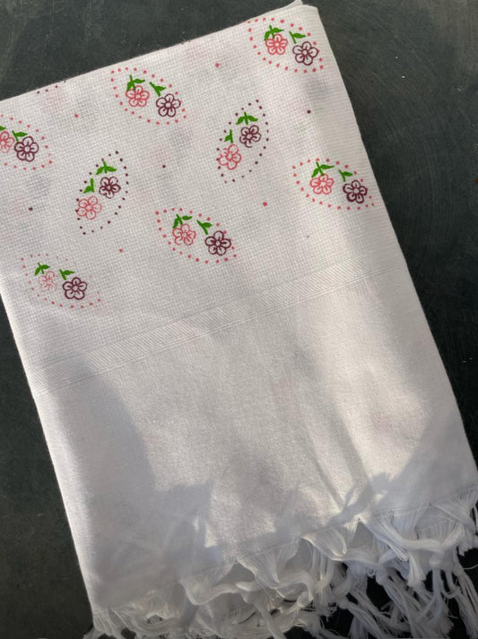 Premium White cotton bath towels(price for 1 pc)