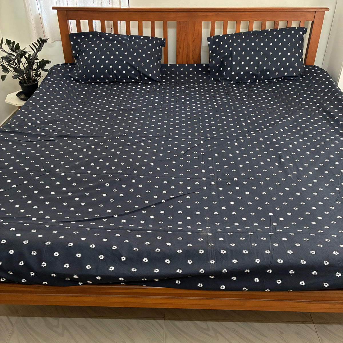 King Size Cotton Bedspread 100x110 inches