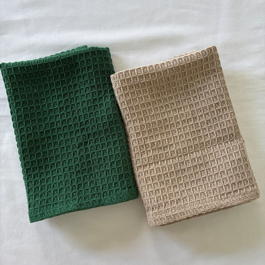 Waffle Hand/Lunch Towels (Set of 2)