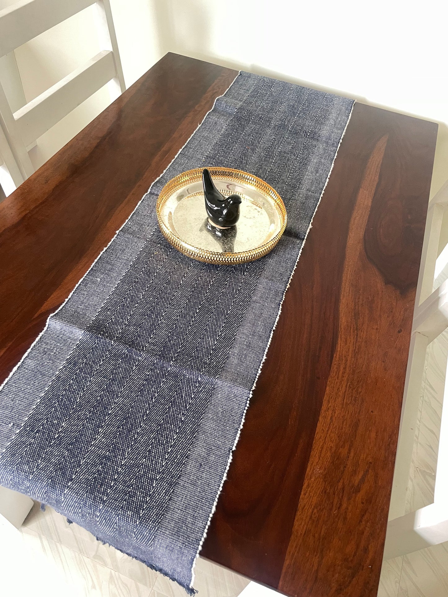 Blue Table Runner 4.5 ft Long