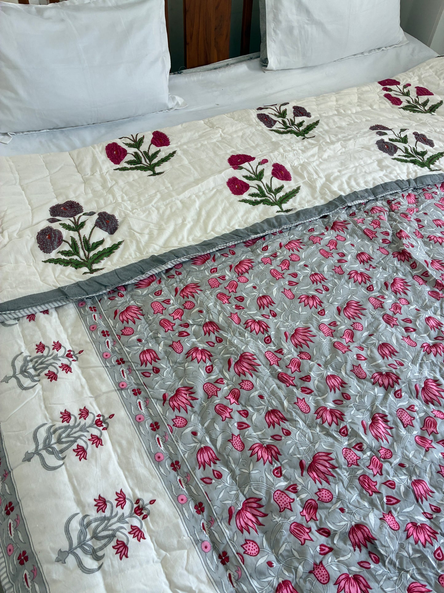 Reversible Cotton Double Quilts