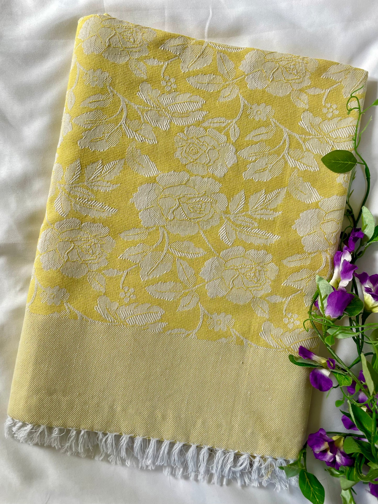 Yellow Rose Blanket / Throw