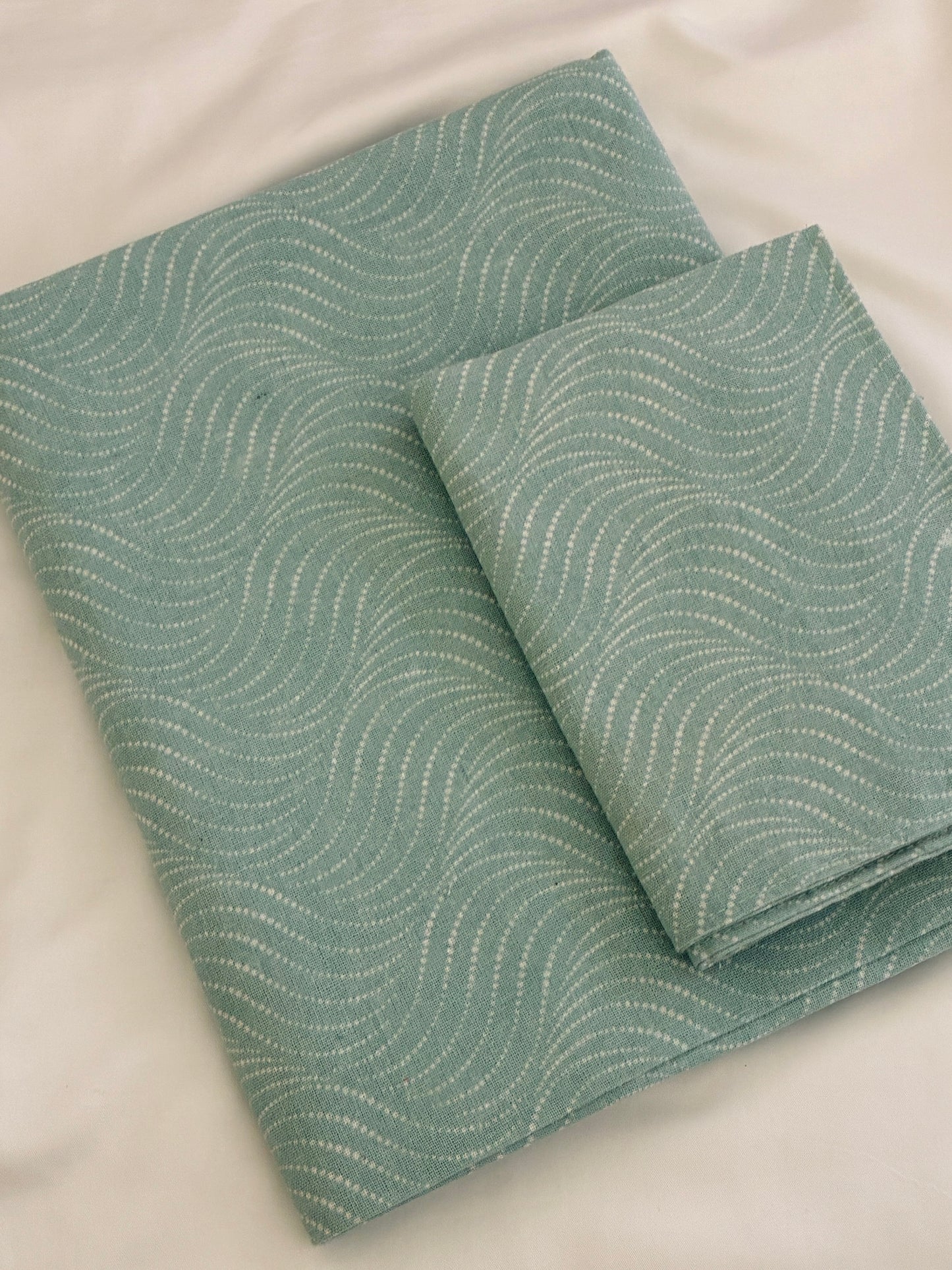 Single Size Cotton Bedspread with 1 Pillow Cover 60 x 90 in