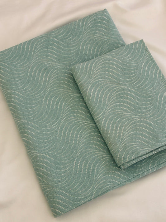 Single Size Cotton Bedspread with 1 Pillow Cover 60 x 90 in