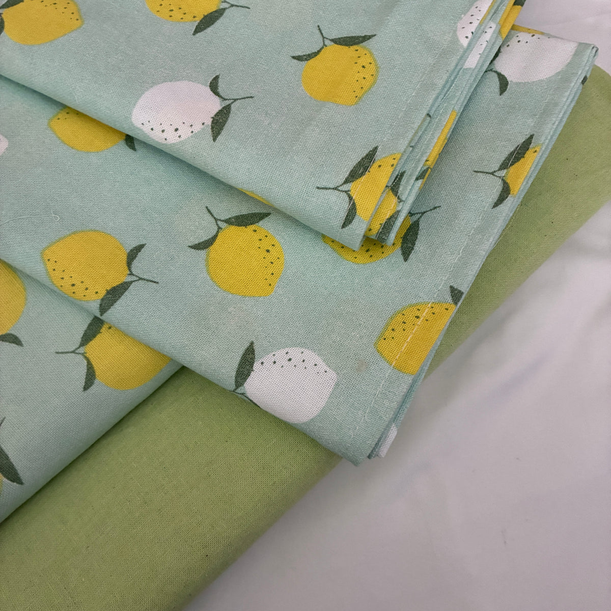 Lemon King Size Cotton Bedspread 100x110 in