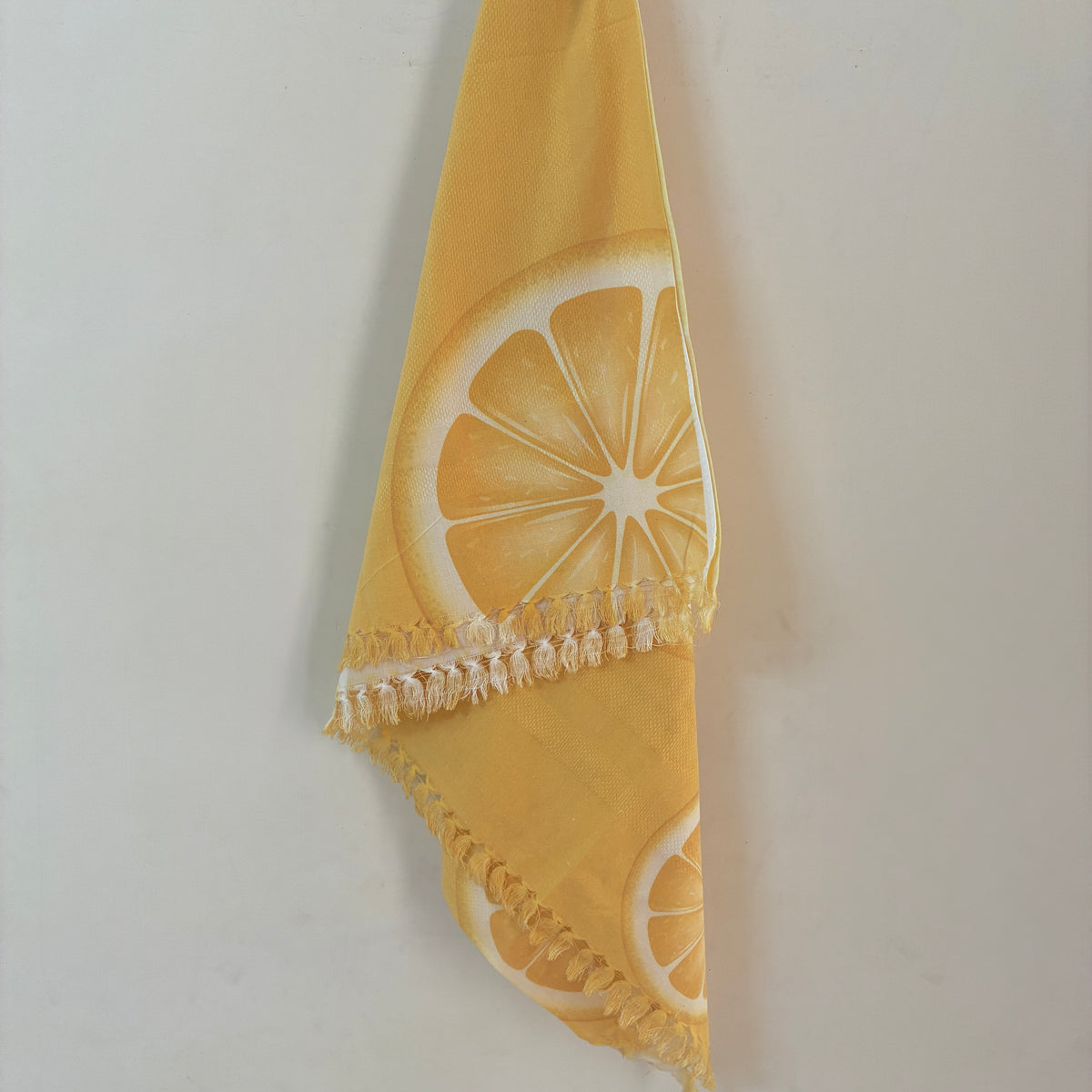 Lemon print Cotton Bath Towels