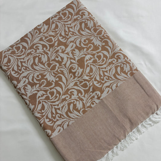 Brown Veins Single Size Blanket / Throw