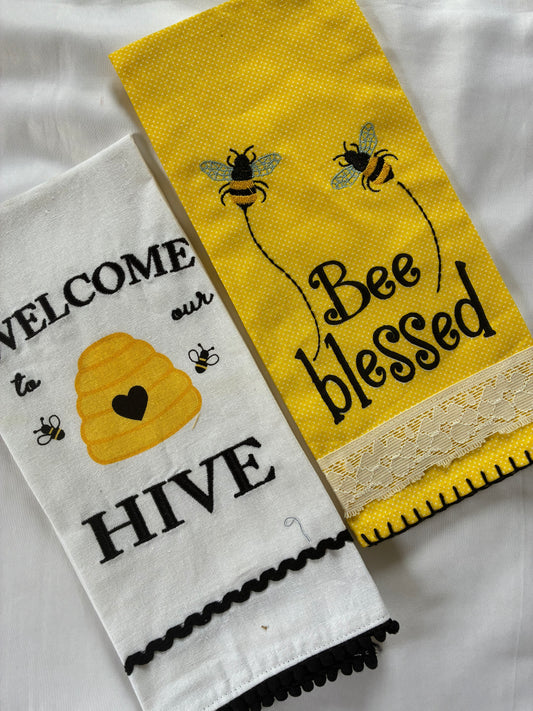 Printed Hand/Lunch Towels (Set of 2)