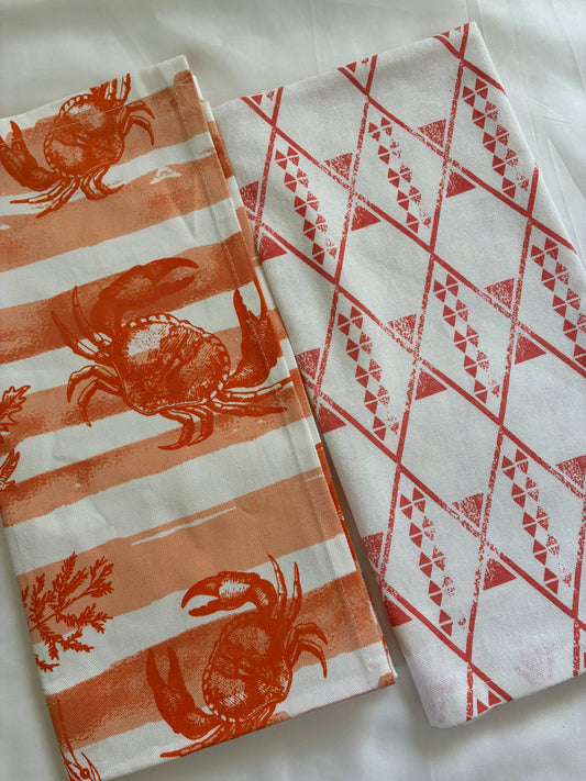 Printed Hand/Lunch Towels (Set of 2 )