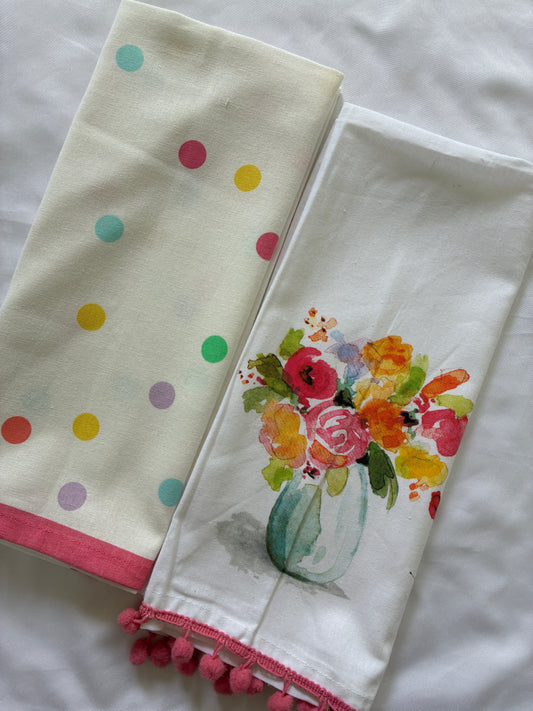Printed Hand/Lunch Towels (Set of 2 )