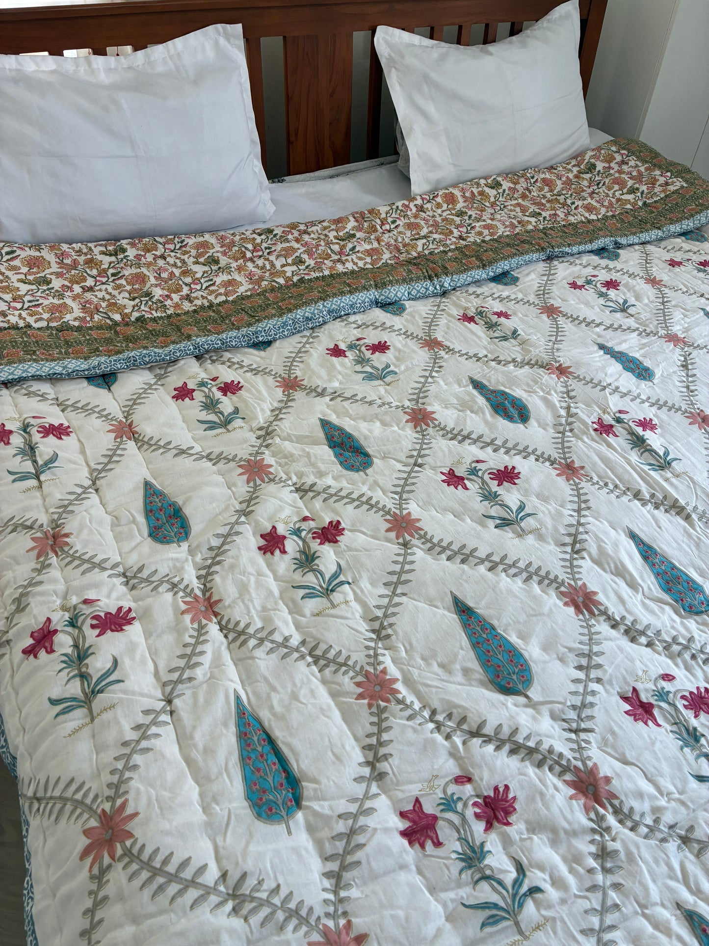Reversible Cotton Double Quilts