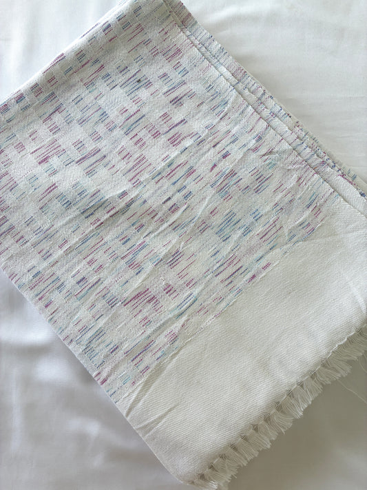 White Premium Cotton Blanket / Throw