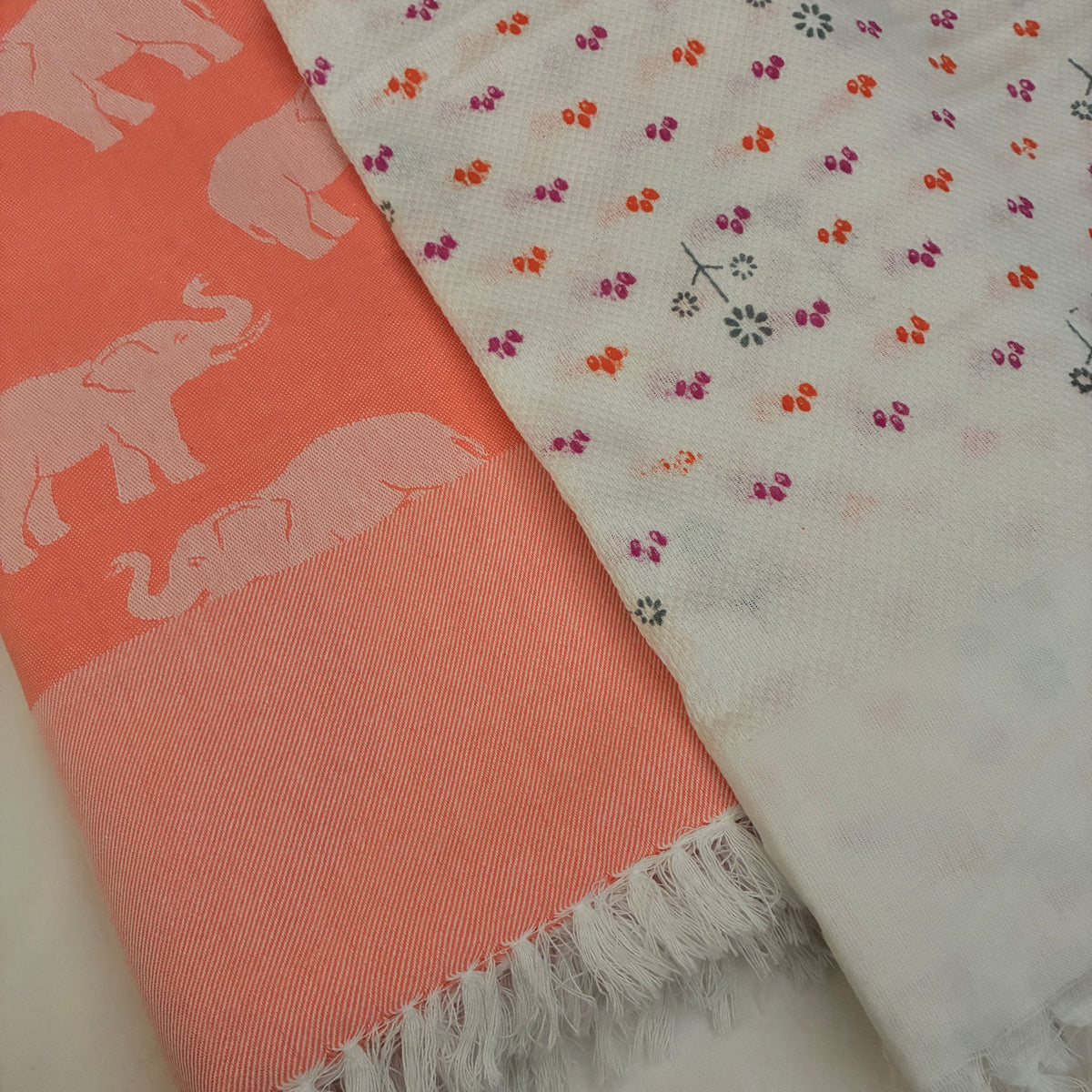 Cotton Single Blanket with Free Towel