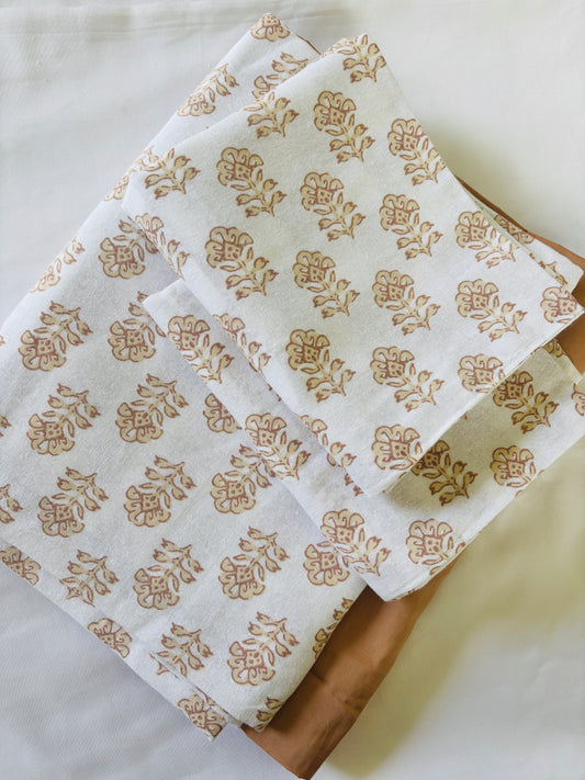 King Size Cotton Bedspread 100x110 inches