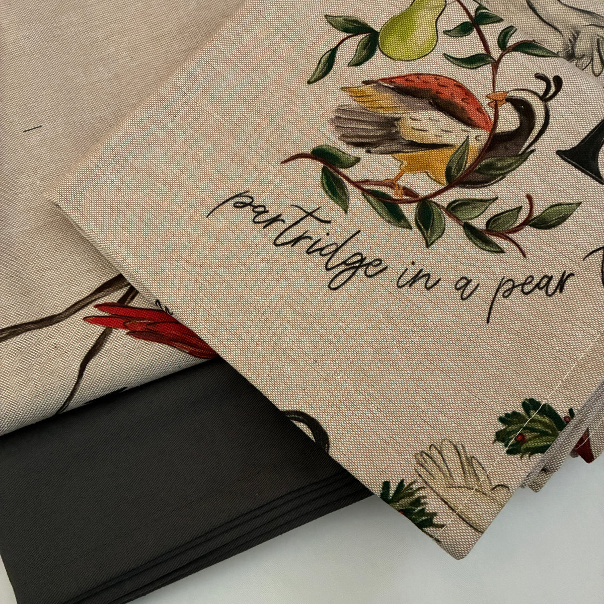 Red Bird King Size Cotton Bedspread 100x110 inches