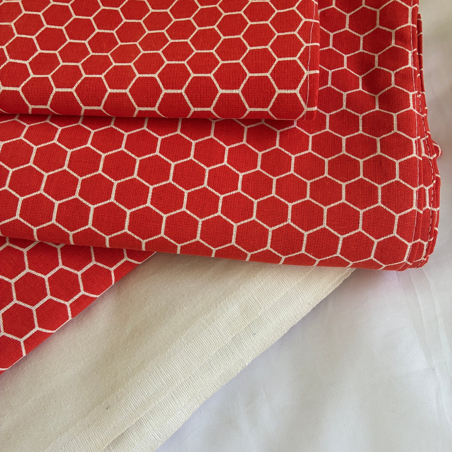 Orange King Size Cotton Bedspread 100x110 inches