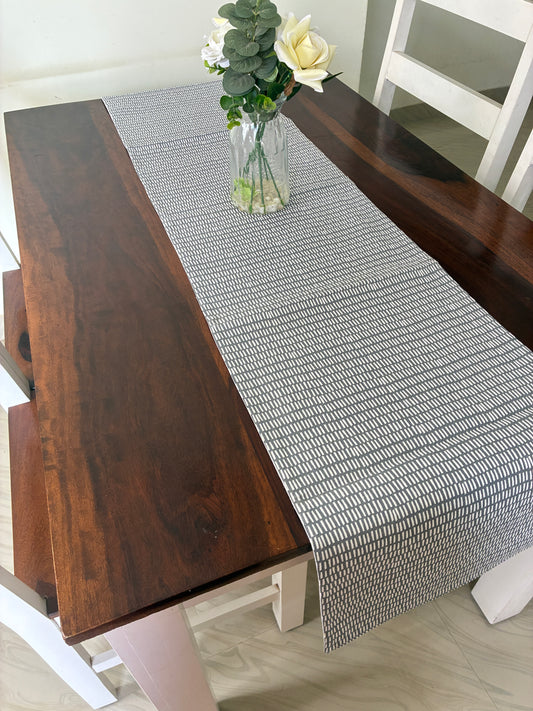 Abstract Table Runner 7 ft long