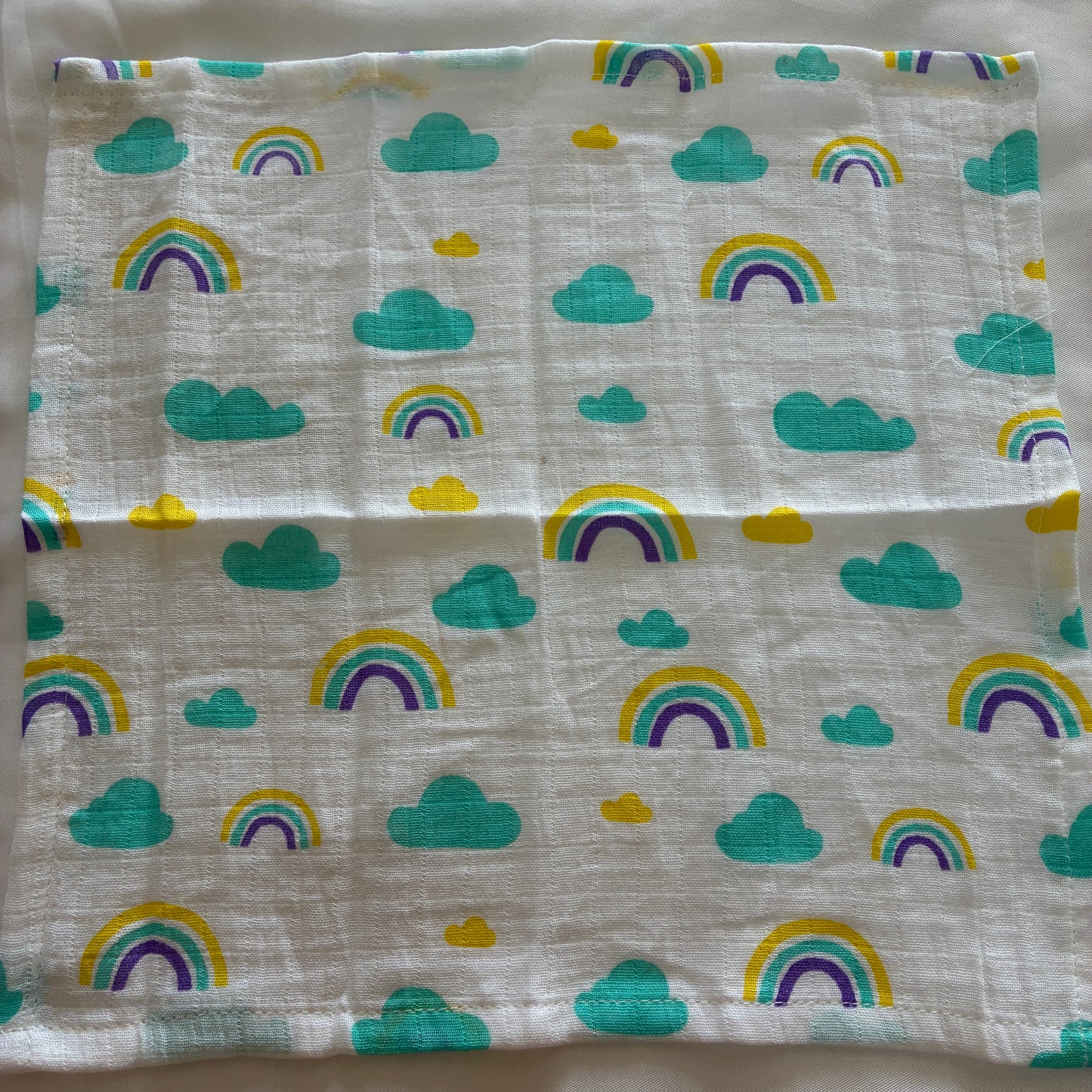 Muslin Baby Napkins/ Kids Handkerchief SET OF 5 ,  30 x 30 cm