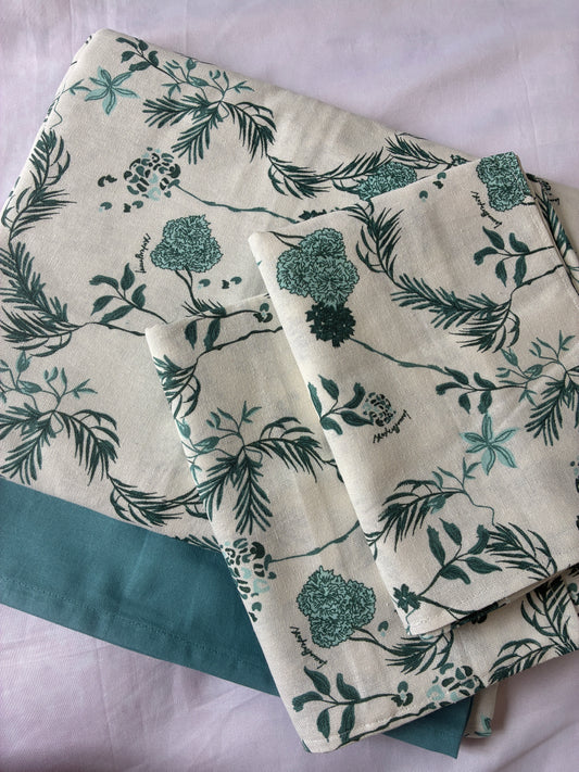 King Size Cotton Bedspread 100x110 in