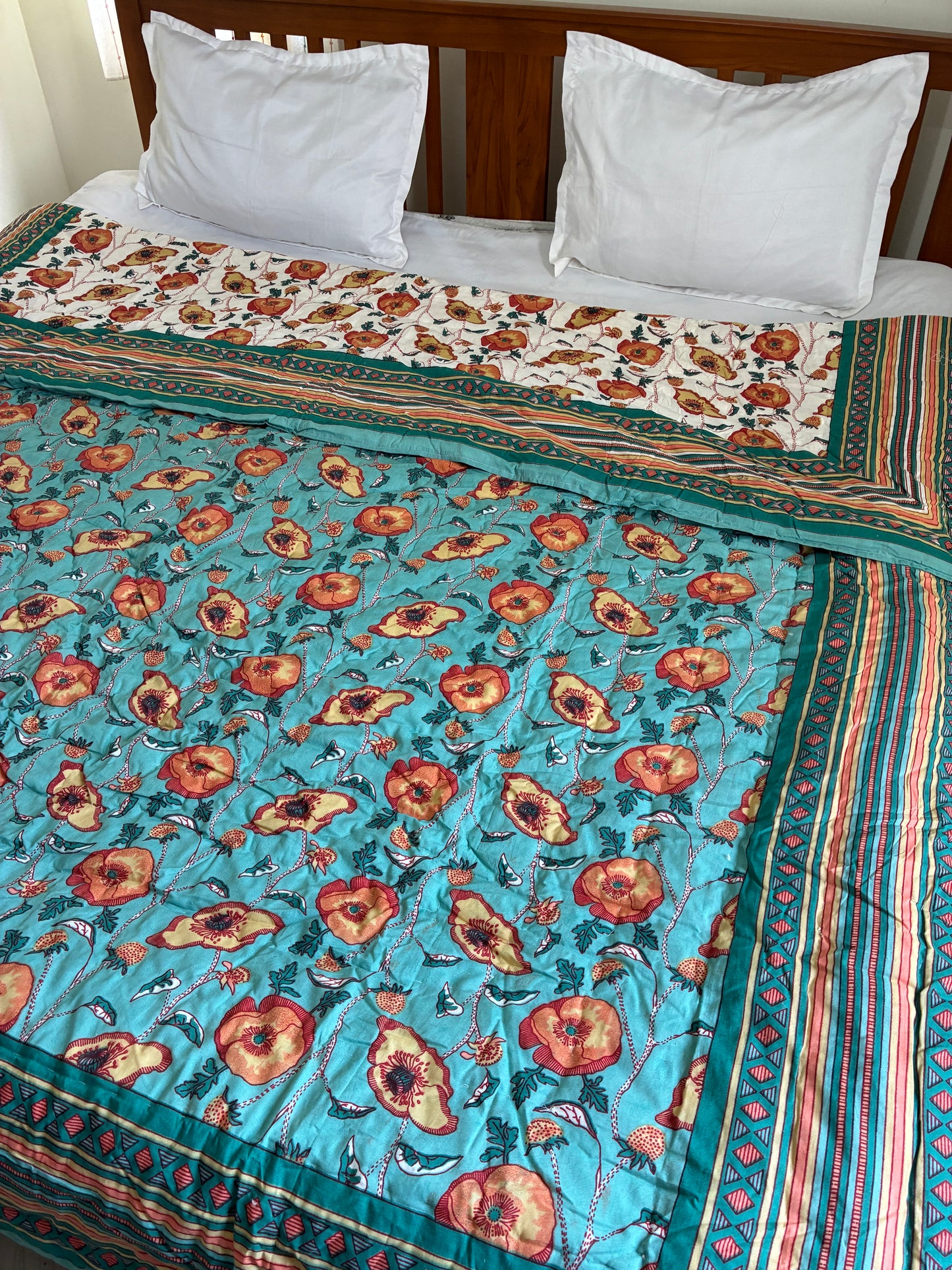 Reversible Cotton Double Quilts