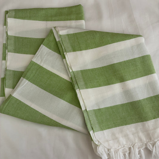 Light Green Extra Long Cotton Bath Towel